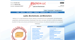 Desktop Screenshot of matreya.com